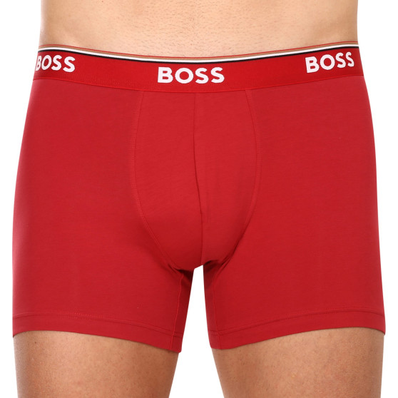 3PACK ανδρικό σορτς μποξεράκι BOSS πολύχρωμο (50475282 962)