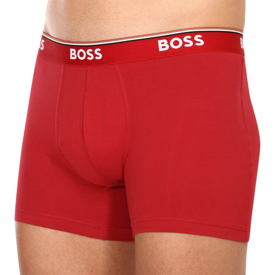 3PACK ανδρικό σορτς μποξεράκι BOSS πολύχρωμο (50475282 962)