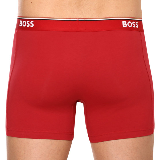 3PACK ανδρικό σορτς μποξεράκι BOSS πολύχρωμο (50475282 962)