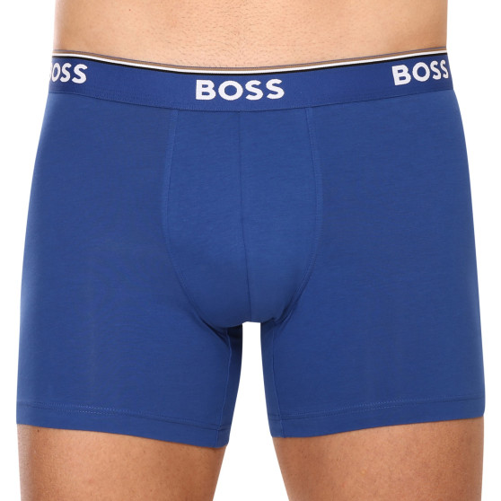 3PACK ανδρικό σορτς μποξεράκι BOSS πολύχρωμο (50475282 962)