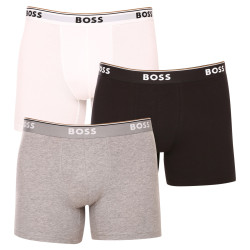 3PACK ανδρικό σορτς μποξεράκι BOSS πολύχρωμο (50475282 999)