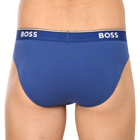 3PACK ανδρικό σλιπ BOSS πολύχρωμο (50475273 487)