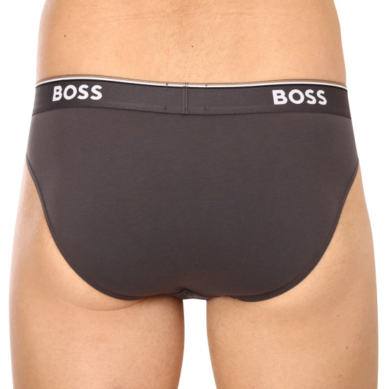 3PACK ανδρικό σλιπ BOSS πολύχρωμο (50475273 487)