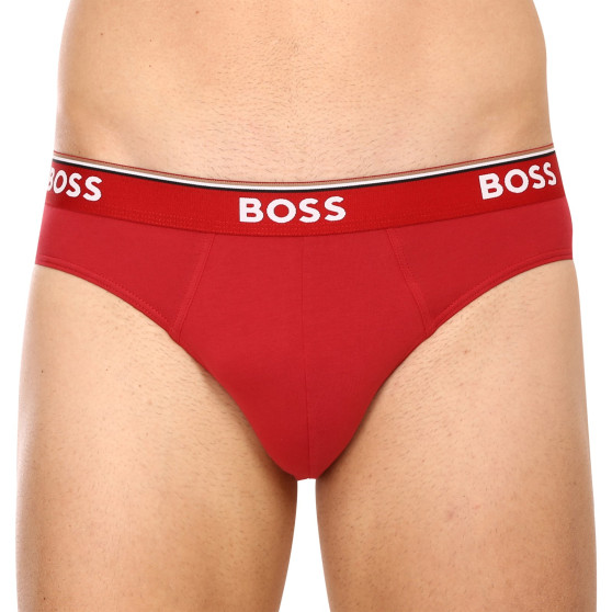 3PACK ανδρικό σλιπ BOSS πολύχρωμο (50475273 962)