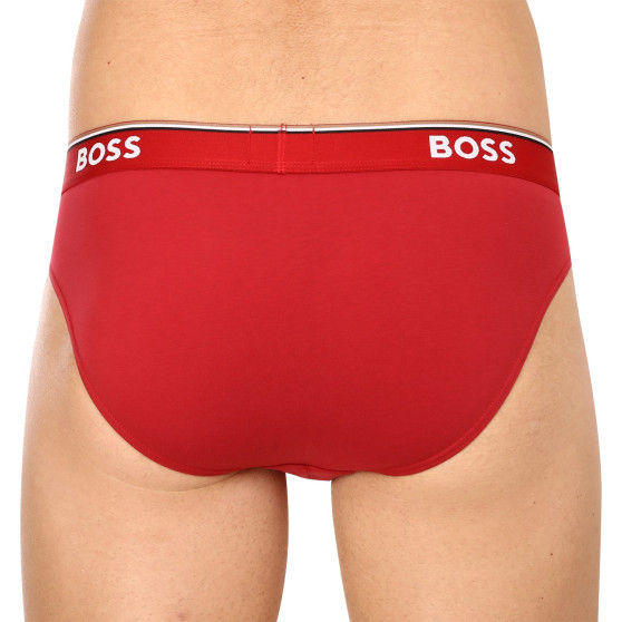 3PACK ανδρικό σλιπ BOSS πολύχρωμο (50475273 962)