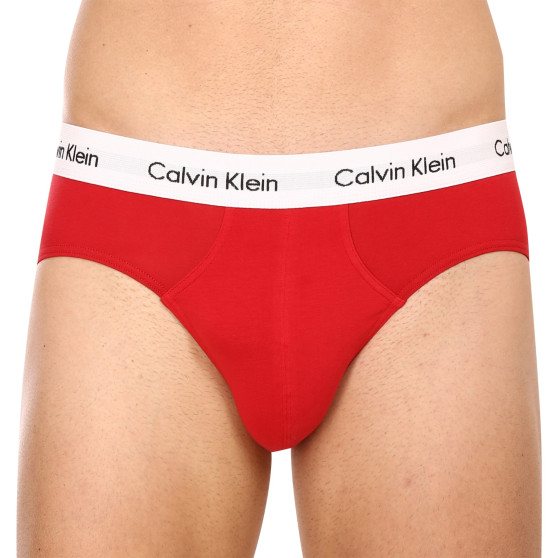 3PACK ανδρικό σλιπ Calvin Klein πολύχρωμο (U2661G-CAK)