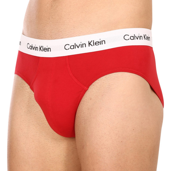 3PACK ανδρικό σλιπ Calvin Klein πολύχρωμο (U2661G-CAK)