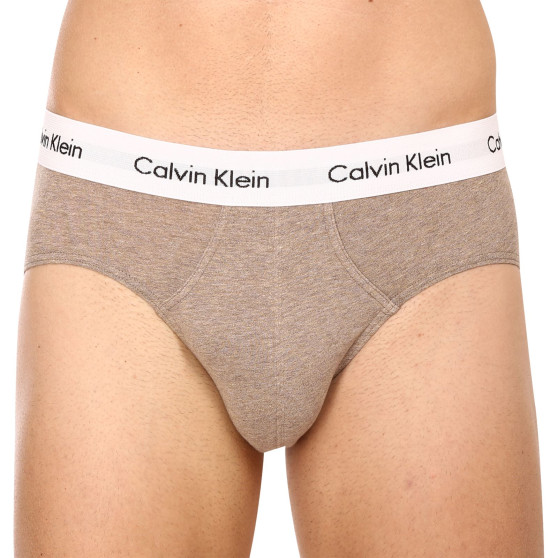 3PACK ανδρικό σλιπ Calvin Klein πολύχρωμο (U2661G-CAK)