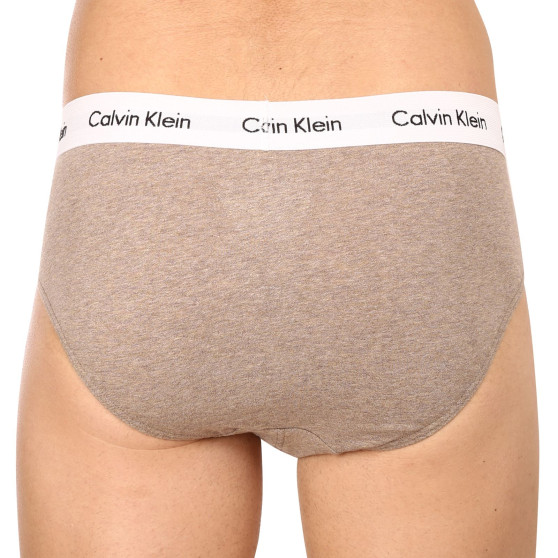 3PACK ανδρικό σλιπ Calvin Klein πολύχρωμο (U2661G-CAK)