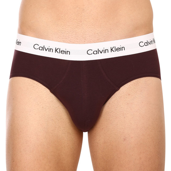 3PACK ανδρικό σλιπ Calvin Klein πολύχρωμο (U2661G-CAK)