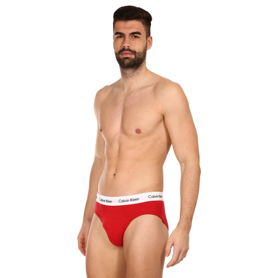 3PACK ανδρικό σλιπ Calvin Klein πολύχρωμο (U2661G-CAK)