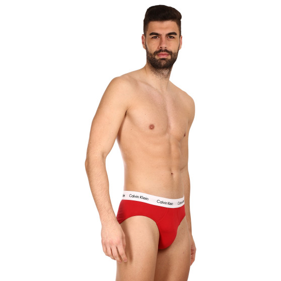 3PACK ανδρικό σλιπ Calvin Klein πολύχρωμο (U2661G-CAK)