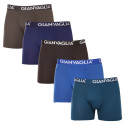 5PACK ανδρικό σορτς μποξεράκι Gianvaglia πολύχρωμο (GVG-5007)