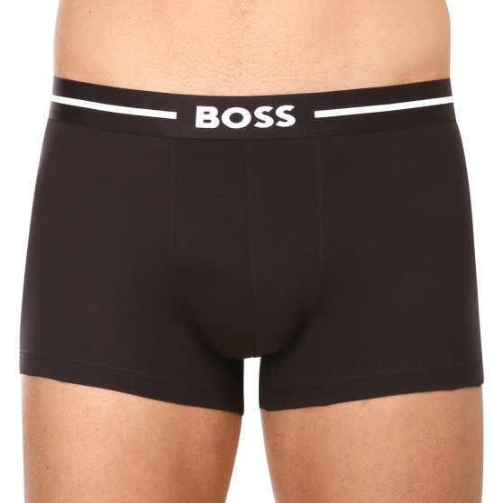 3PACK ανδρικό σορτς μποξεράκι BOSS μαύρο (50473916 001)