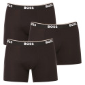 3PACK ανδρικό σορτς μποξεράκι BOSS μαύρο (50475282 001)