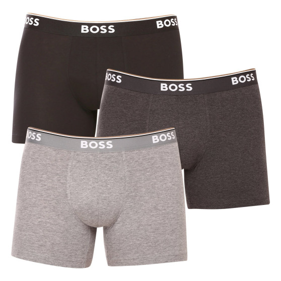 3PACK ανδρικό σορτς μποξεράκι BOSS πολύχρωμο (50475282 061)