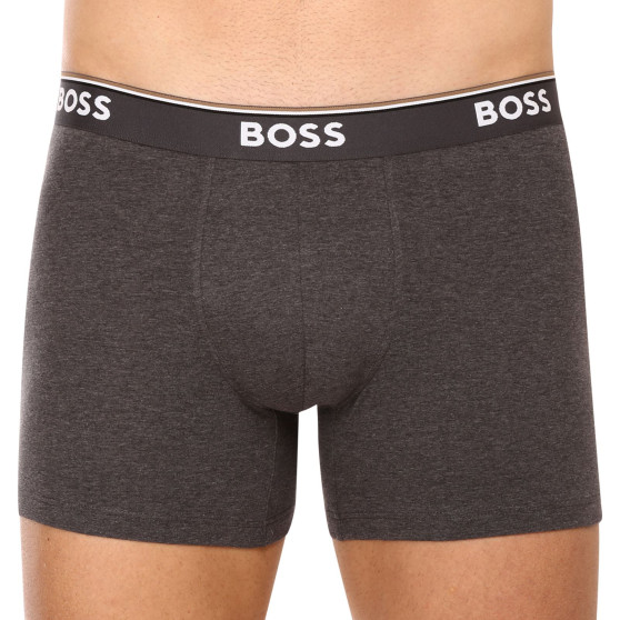 3PACK ανδρικό σορτς μποξεράκι BOSS πολύχρωμο (50475282 061)