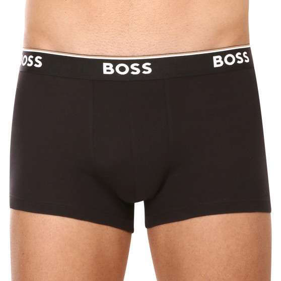 3PACK ανδρικό σορτς μποξεράκι BOSS μαύρο (50475274 001)