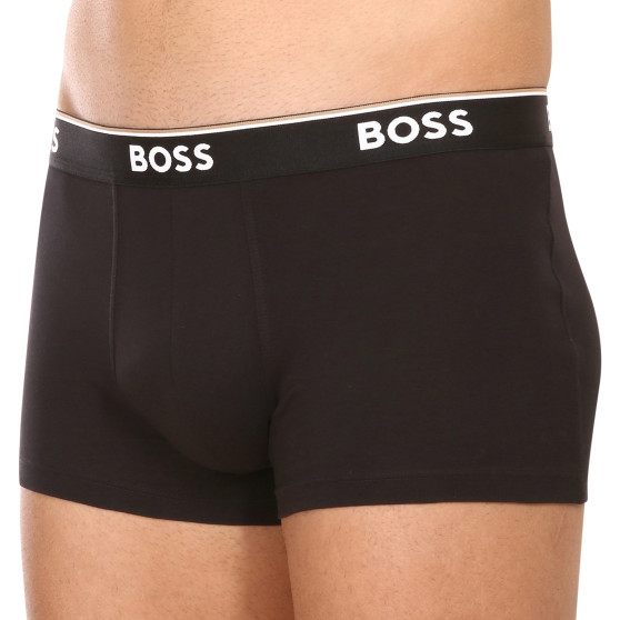 3PACK ανδρικό σορτς μποξεράκι BOSS μαύρο (50475274 001)