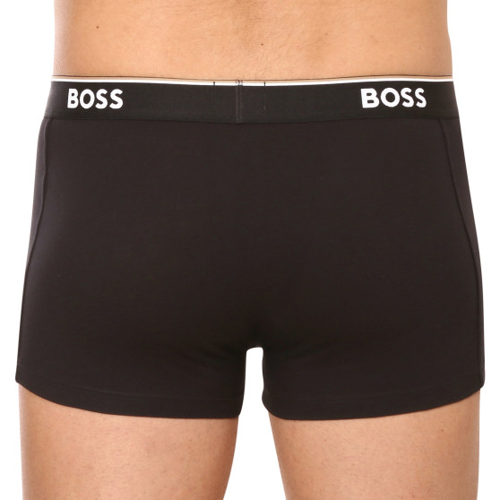 3PACK ανδρικό σορτς μποξεράκι BOSS μαύρο (50475274 001)