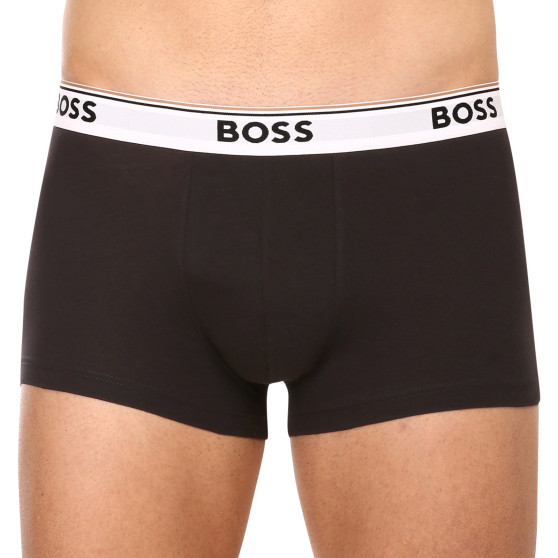 3PACK ανδρικό σορτς μποξεράκι BOSS μαύρο (50475274 994)