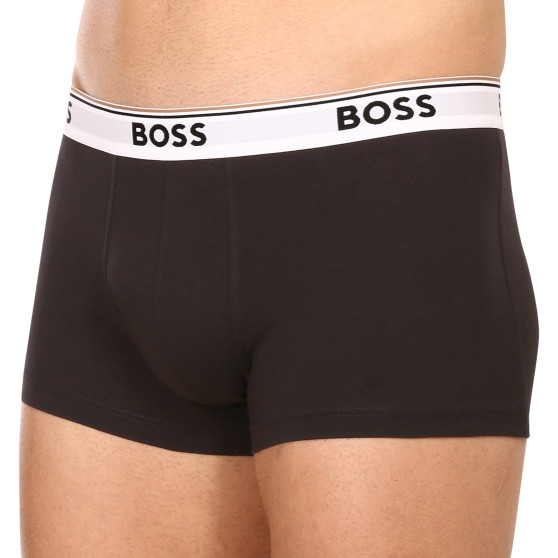 3PACK ανδρικό σορτς μποξεράκι BOSS μαύρο (50475274 994)