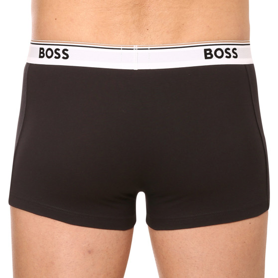 3PACK ανδρικό σορτς μποξεράκι BOSS μαύρο (50475274 994)