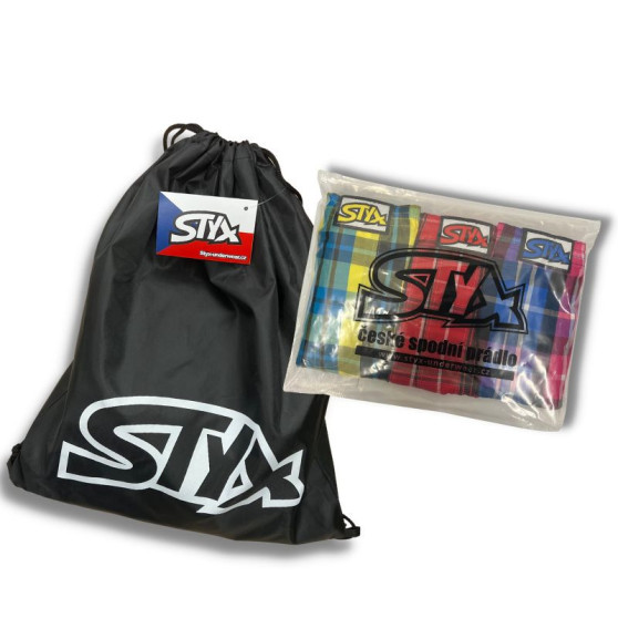 2PACK ανδρικά σορτς Styx τέχνη / KTV αθλητικό καουτσούκ (2BT1655)