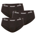 3PACK ανδρικό σλιπ HUGO μαύρο (50469763 001)