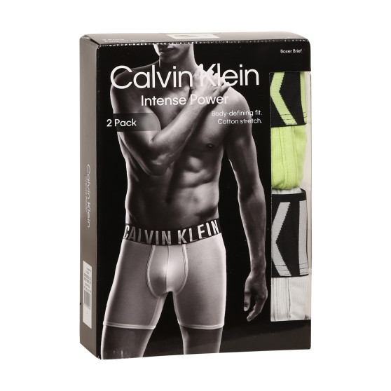 2PACK ανδρικό σορτς μποξεράκι Calvin Klein πολύχρωμο (NB2603A-C2D)