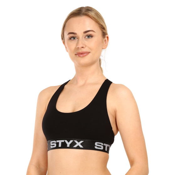 Γυναικείο σουτιέν Styx sport μαύρο (IP960)