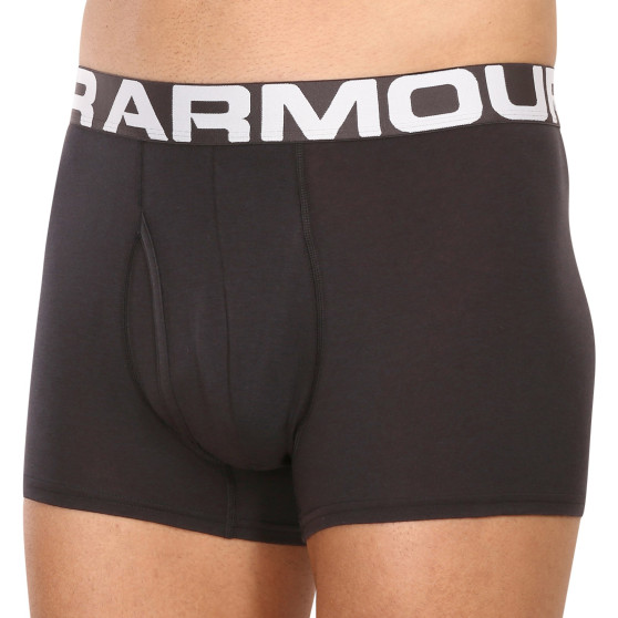 3PACK ανδρικό σορτς μποξεράκι Under Armour μαύρο (1363616 001)