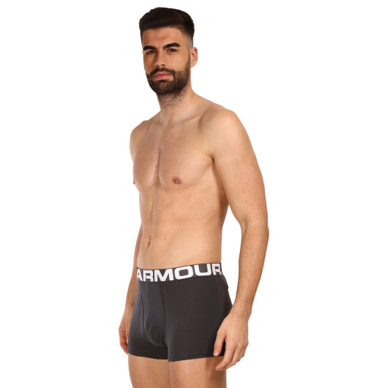 3PACK ανδρικό σορτς μποξεράκι Under Armour μαύρο (1363616 001)