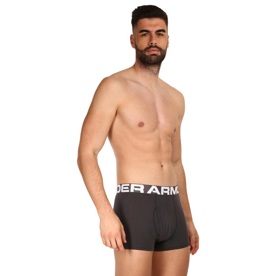 3PACK ανδρικό σορτς μποξεράκι Under Armour μαύρο (1363616 001)