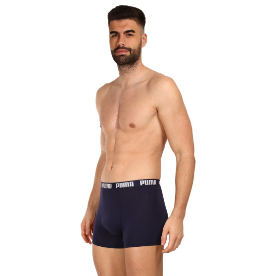 3PACK ανδρικό σορτσάκι μποξεράκι Puma μπλε (701206546 002)