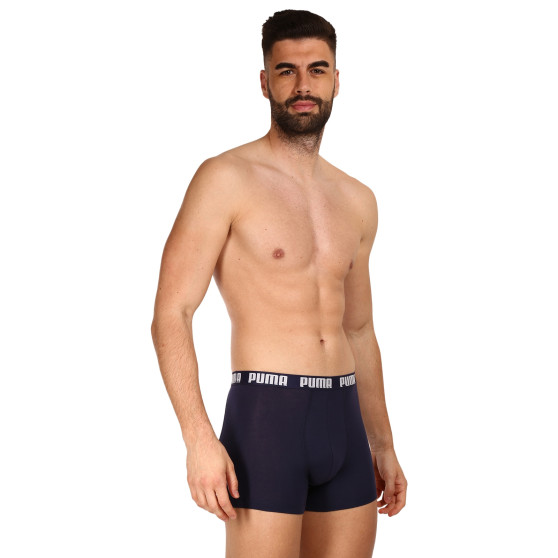 3PACK ανδρικό σορτσάκι μποξεράκι Puma μπλε (701206546 002)