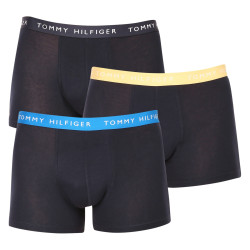 3PACK ανδρικό σορτς μποξεράκι Tommy Hilfiger σκούρο μπλε (UM0UM02324 0X0)