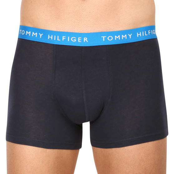 3PACK ανδρικό σορτς μποξεράκι Tommy Hilfiger σκούρο μπλε (UM0UM02324 0X0)