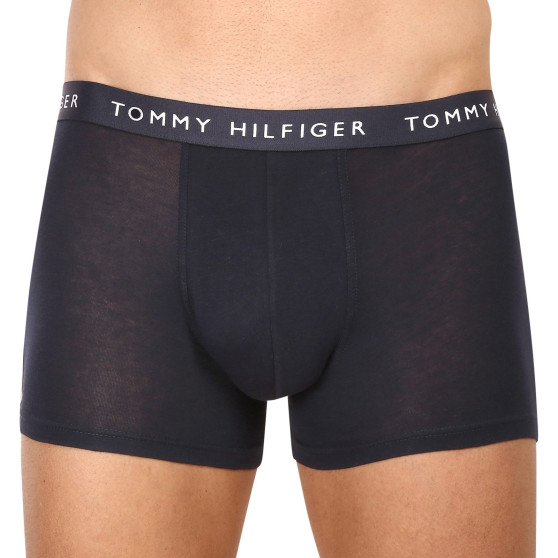 3PACK ανδρικό σορτς μποξεράκι Tommy Hilfiger σκούρο μπλε (UM0UM02324 0X0)