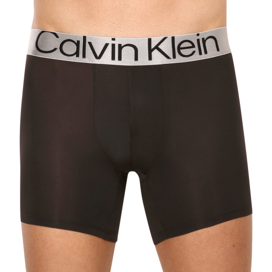 3PACK ανδρικό σορτς μποξεράκι Calvin Klein μαύρο (NB3075A-7V1)