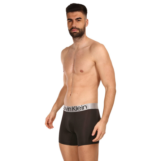 3PACK ανδρικό σορτς μποξεράκι Calvin Klein μαύρο (NB3075A-7V1)