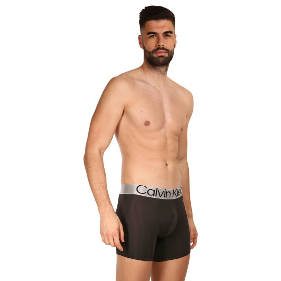 3PACK ανδρικό σορτς μποξεράκι Calvin Klein μαύρο (NB3075A-7V1)