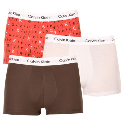 3PACK ανδρικό σορτς μποξεράκι Calvin Klein πολύχρωμο (U2664G-CA5)