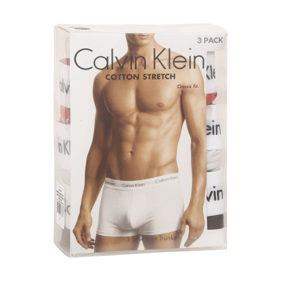 3PACK ανδρικό σορτς μποξεράκι Calvin Klein πολύχρωμο (U2664G-CA5)