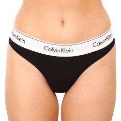 Γυναικείο στρινγκ Calvin Klein μαύρο (F3786E-001)