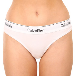 Γυναικείο στρινγκ Calvin Klein λευκό (F3786E-100)