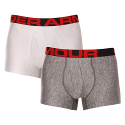 2PACK ανδρικό σορτς μποξεράκι Under Armour γκρι (1363618 011)