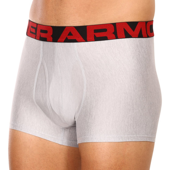 2PACK ανδρικό σορτς μποξεράκι Under Armour γκρι (1363618 011)