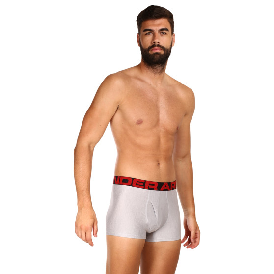 2PACK ανδρικό σορτς μποξεράκι Under Armour γκρι (1363618 011)