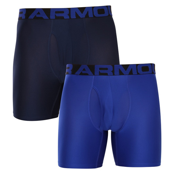 2PACK ανδρικό σορτσάκι μποξεράκι Under Armour oversized μπλε (1363619 400)